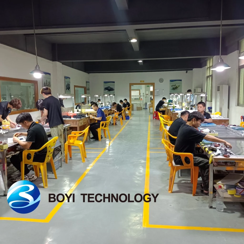 Boyi manual deburring assembly line