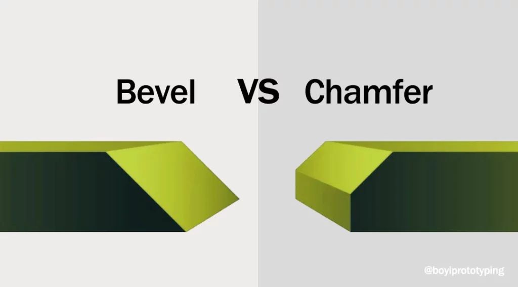 Difference Between Chamfers and Bevels