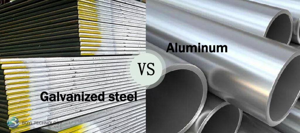 galvanized steel vs aluminum
